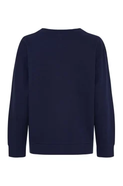 New Marta Du Chateau Cannemette Sweat J-639 Navy