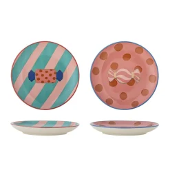 Online Bloomingville Caramella Tallerken, Rosa, Stentøj 82062880 Rose