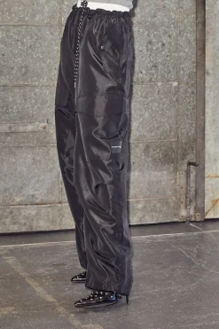 Hot Haute L'Amitié Cargo Pull On Trouser HL10265 Black