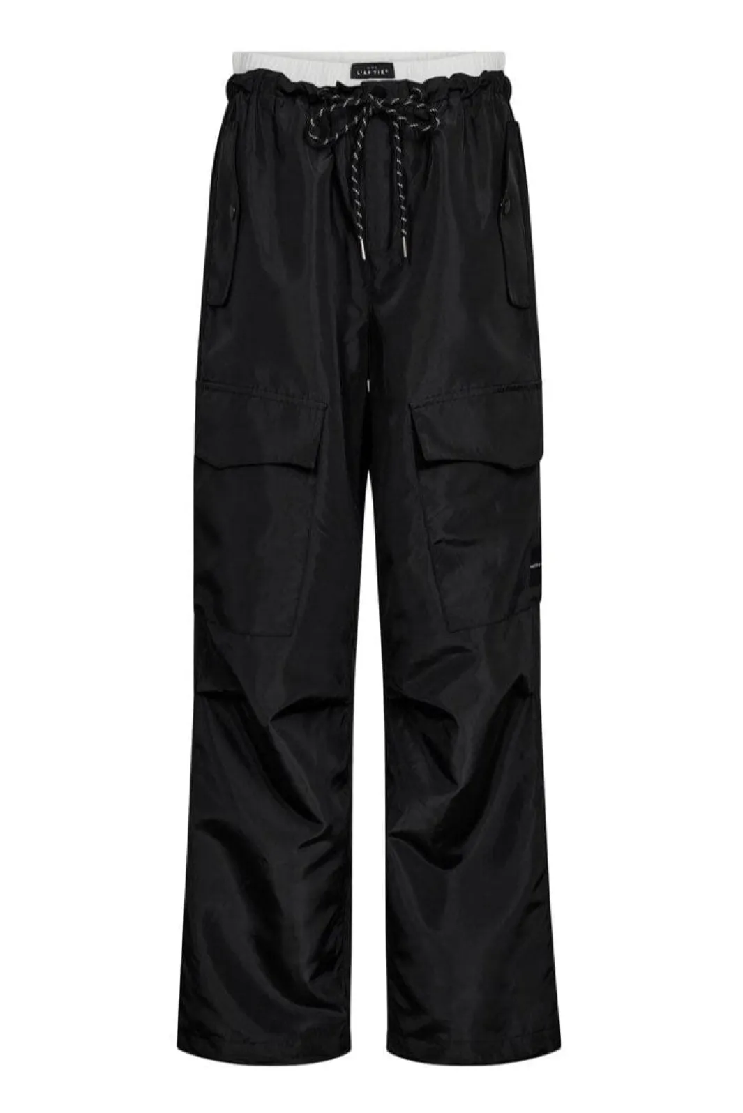 Hot Haute L'Amitié Cargo Pull On Trouser HL10265 Black