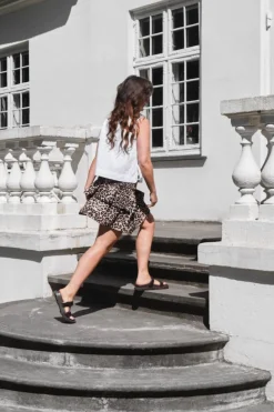 New Neo Noir Carin R Leo Skirt Leopard