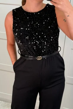 Hot A-bee Carina Jumpsuit Black