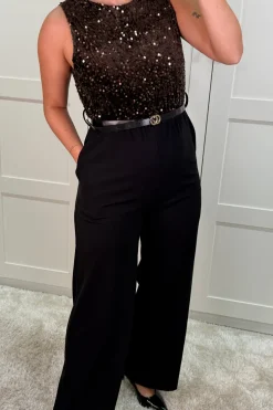 New A-bee Carina Jumpsuit Dark Maroon