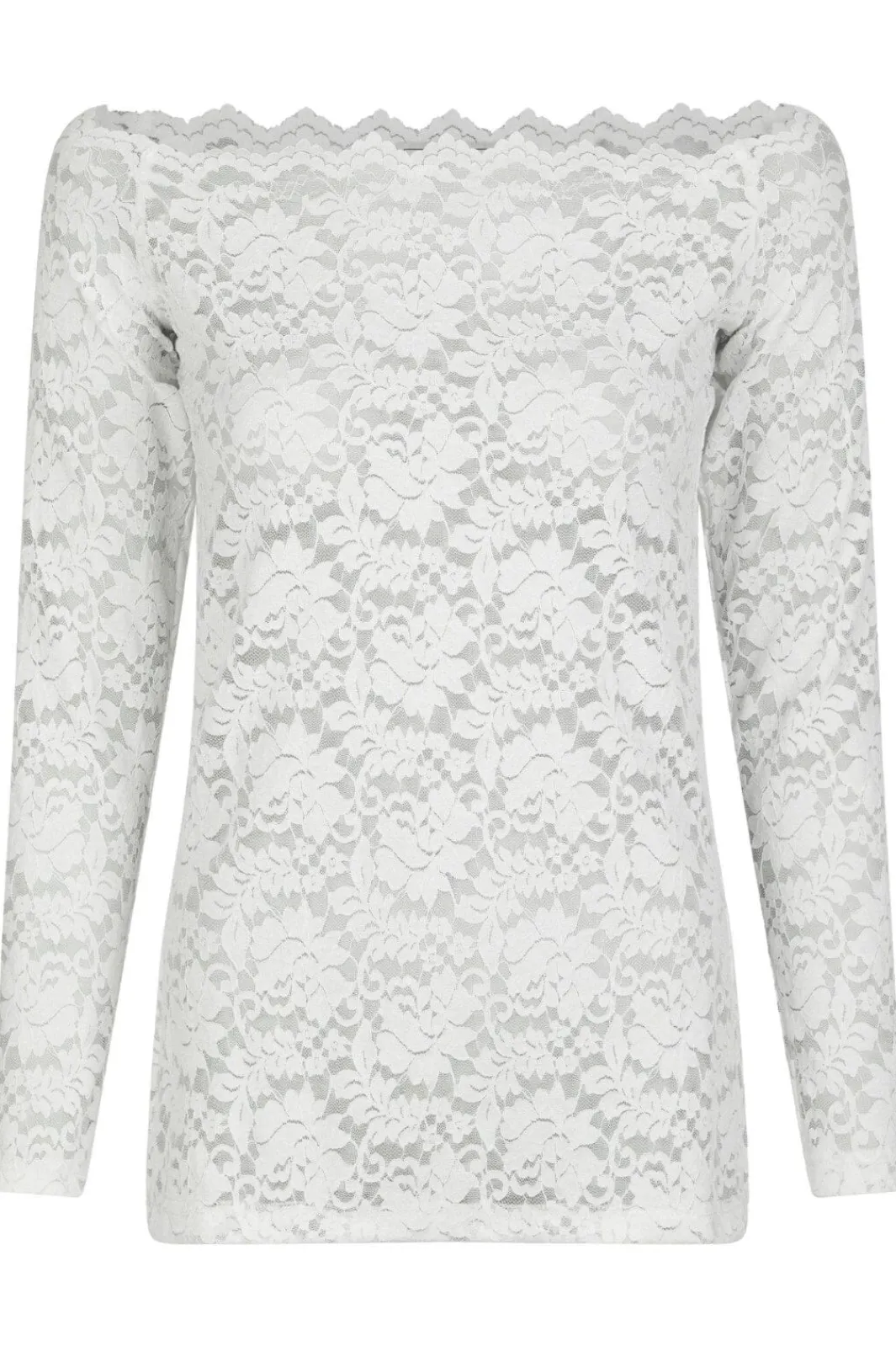 Online Neo Noir Casadi Lace Flower Blouse 162631 120