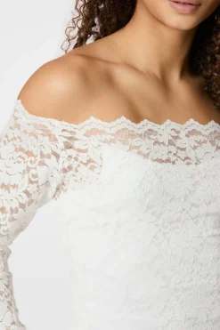 Online Neo Noir Casadi Lace Flower Blouse 162631 120