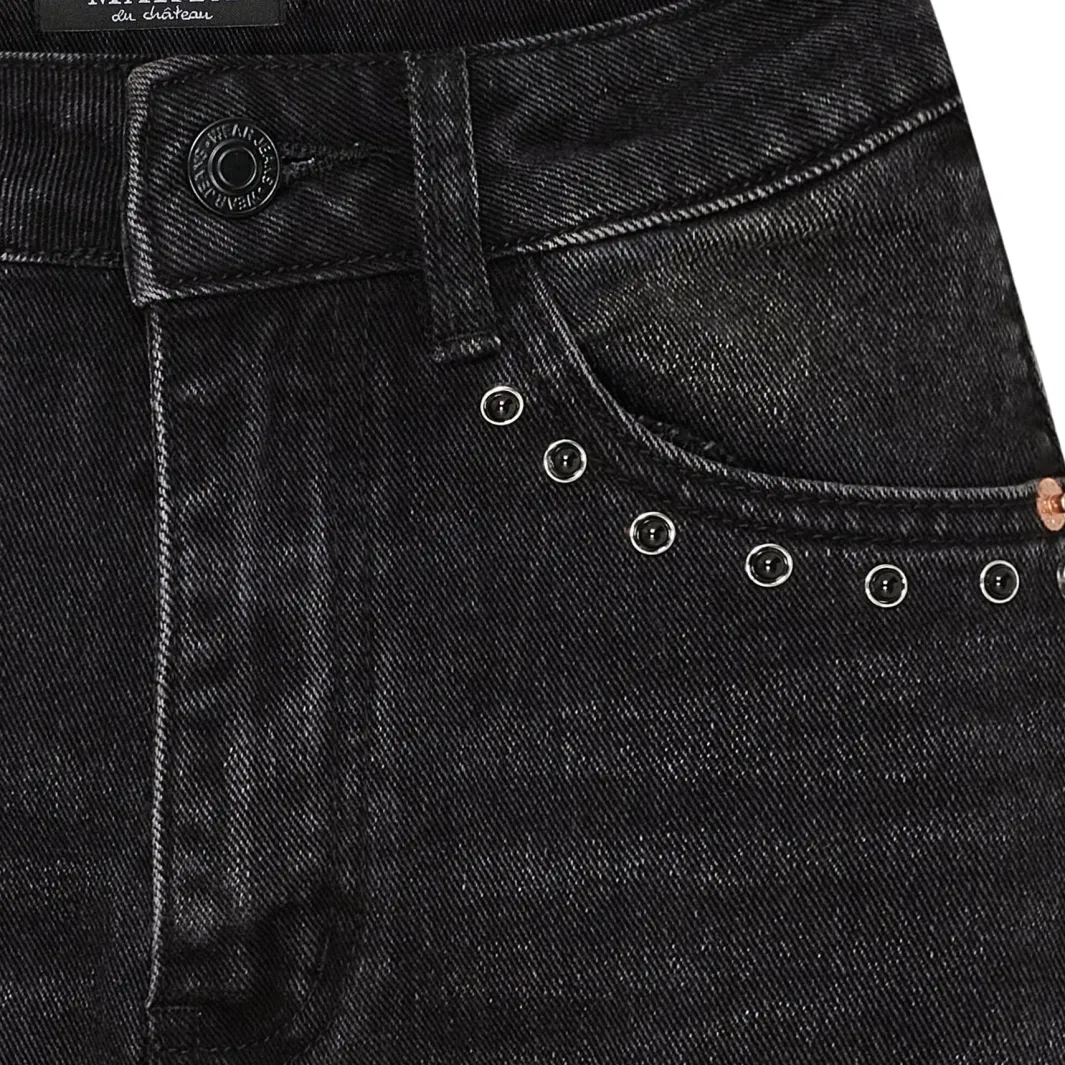 New Marta Du Chateau Cbitten Jeans MDC226-8605 Black