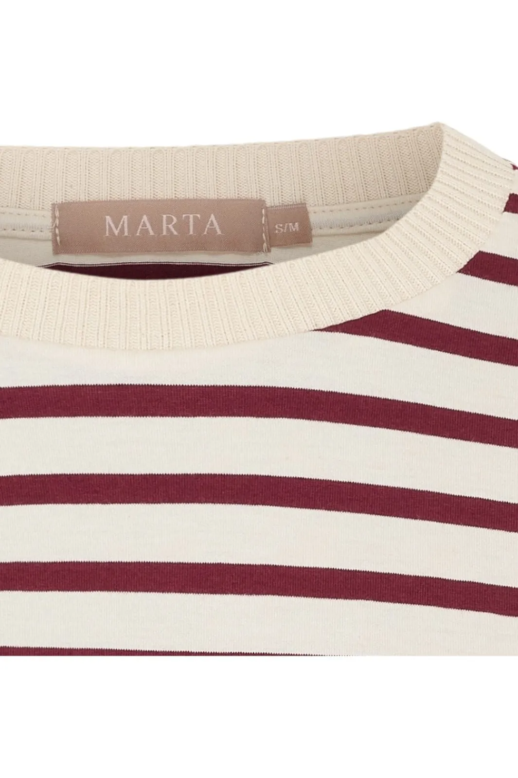 Marta Du Chateau Cbrooklyn Tee 58351 Beige/Bordeaux