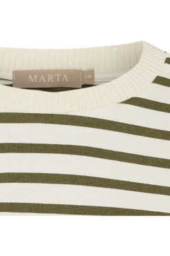 Clearance Marta Du Chateau Cbrooklyn Tee 58351 Beige/Military