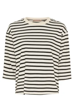 Clearance Marta Du Chateau Cbrooklyn Tee 58351 Beige/Black