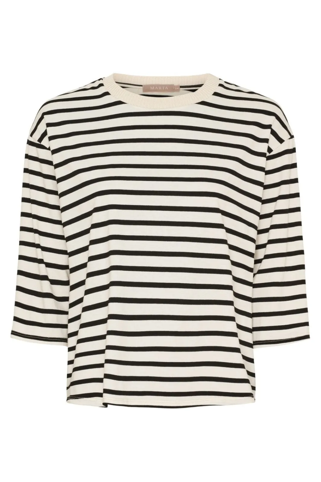 Clearance Marta Du Chateau Cbrooklyn Tee 58351 Beige/Black