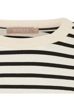 Clearance Marta Du Chateau Cbrooklyn Tee 58351 Beige/Black