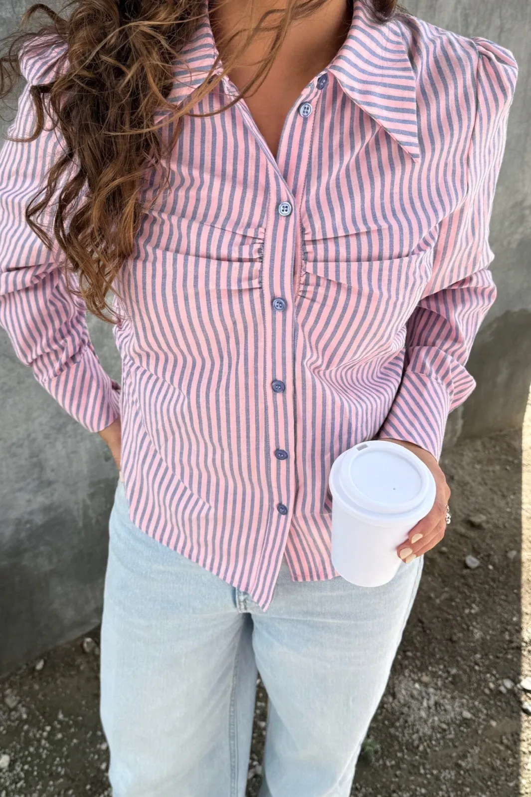 Sale Dear Molly Cecilie 154831B Pink W.blue Strip