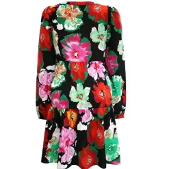 Hot Liberte Cecilie Ls Dress Black Big Flowers