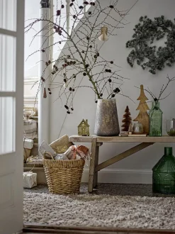 Discount Bloomingville Cedar Krans, Grøn, Kunstige Blomster 82061260 Green