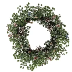 Clearance Bloomingville Cedar Krans, Grøn, Kunstige Blomster 82072345 Green