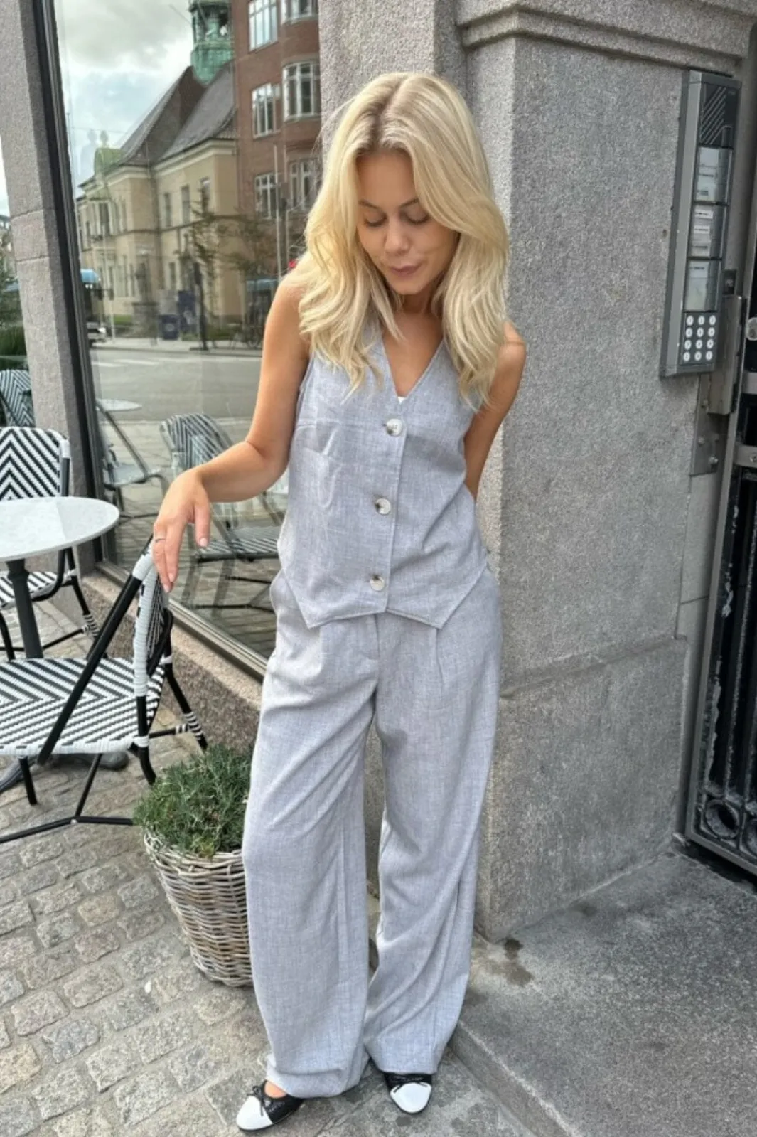 New BYIC Celina Pants Grey
