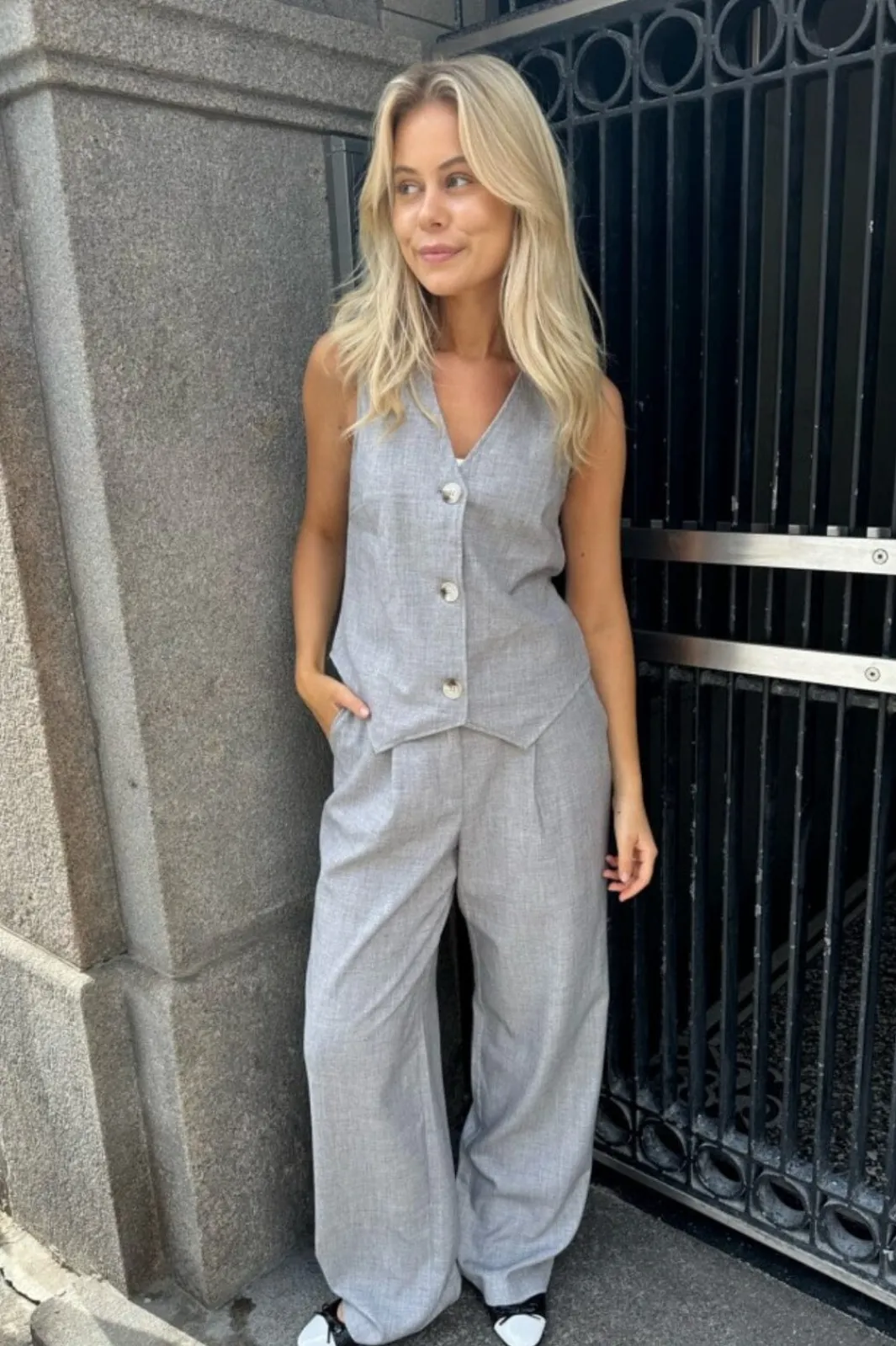 Outlet BYIC Celina Vest Grey