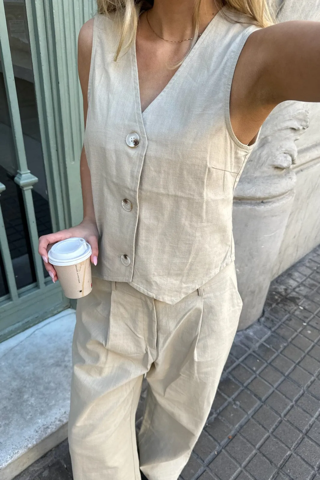Clearance BYIC Celinaic Vest sand Sand