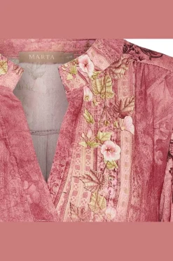 Outlet Marta Du Chateau Cgoldie Dress 7474 Rosa5295Tpg