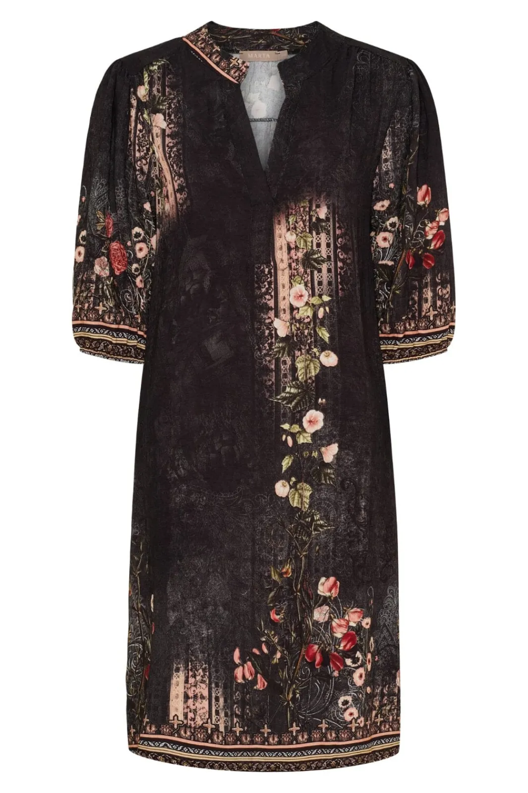 Outlet Marta Du Chateau Cgoldie Dress 7474 Nero5295Tpg