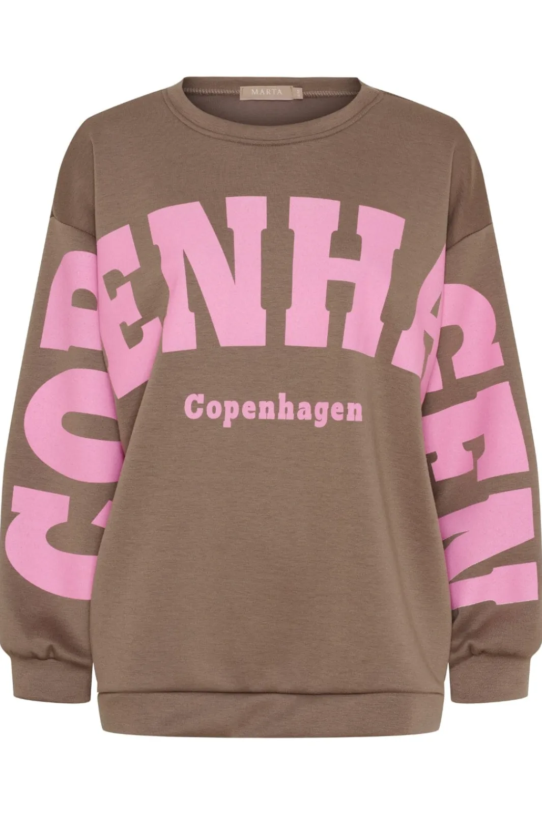 Outlet Marta Du Chateau Chibiscus Sweatshirt 22659 Fango