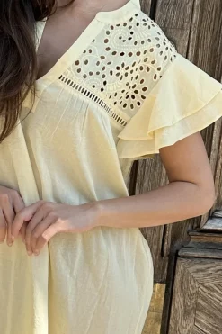 Best Continue Christel Dress 14969 Yellow