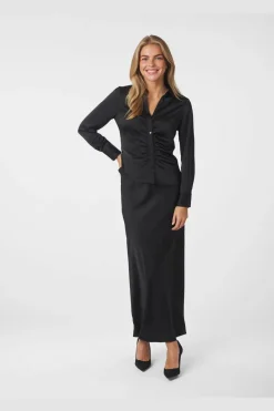 Sale Neo Noir Christy Heavy Sateen Bedaz Shirt 166892 100