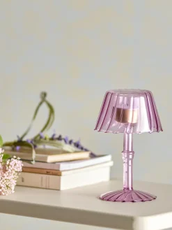 Sale Bloomingville Cisco Fyrfadsstage, Rosa, Glas 82061723 Rose