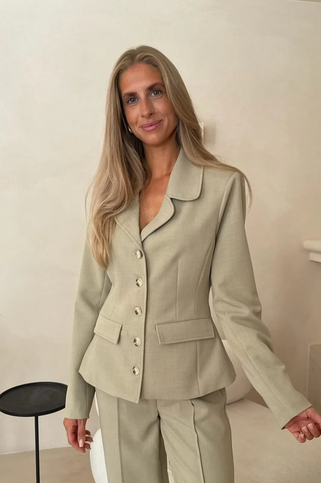 New BYIC Claraic Blazer A23904 Dusty Beige