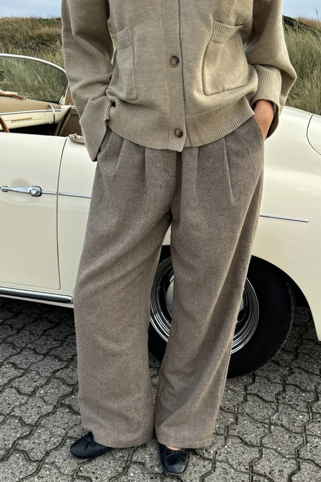 Best BYIC Claraic Pants brownm Brown Melange