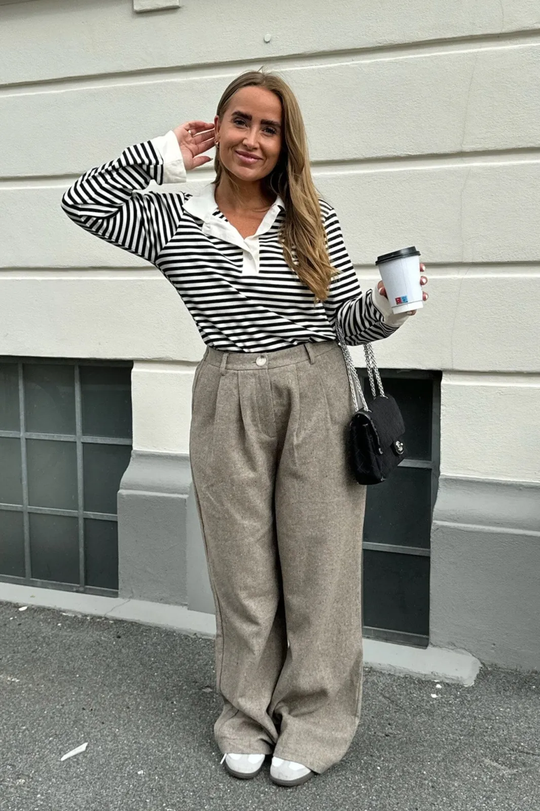 Best BYIC Claraic Pants brownm Brown Melange