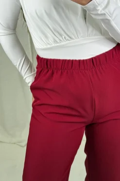 Outlet A-bee Clarice Pants Burgundy