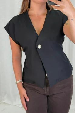 Discount A-bee Clarice Top Black