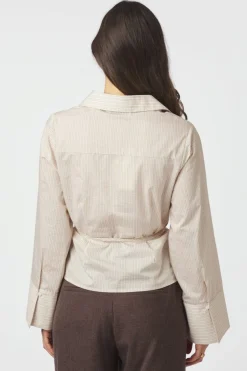 Best Neo Noir Clarida Rose Stripe Shirt 166504 191