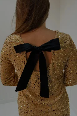 Best A-bee Claudia dress Gold