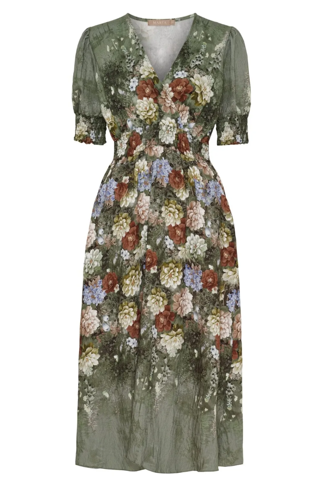 Hot Marta Du Chateau Clydia Dress 25216 Military 0460