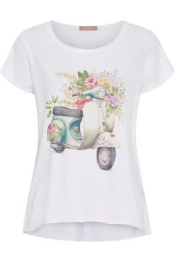 Hot Marta Du Chateau Cmarie T-Shirt 1535 White Vespa