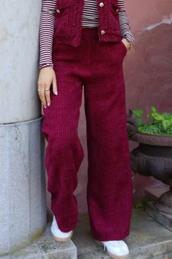 Discount Liberte Coco Wide Pants 22245 Bordeaux