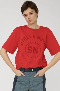 Hot Stella Nova College T-shirtoj53-1271 418 Flame Red