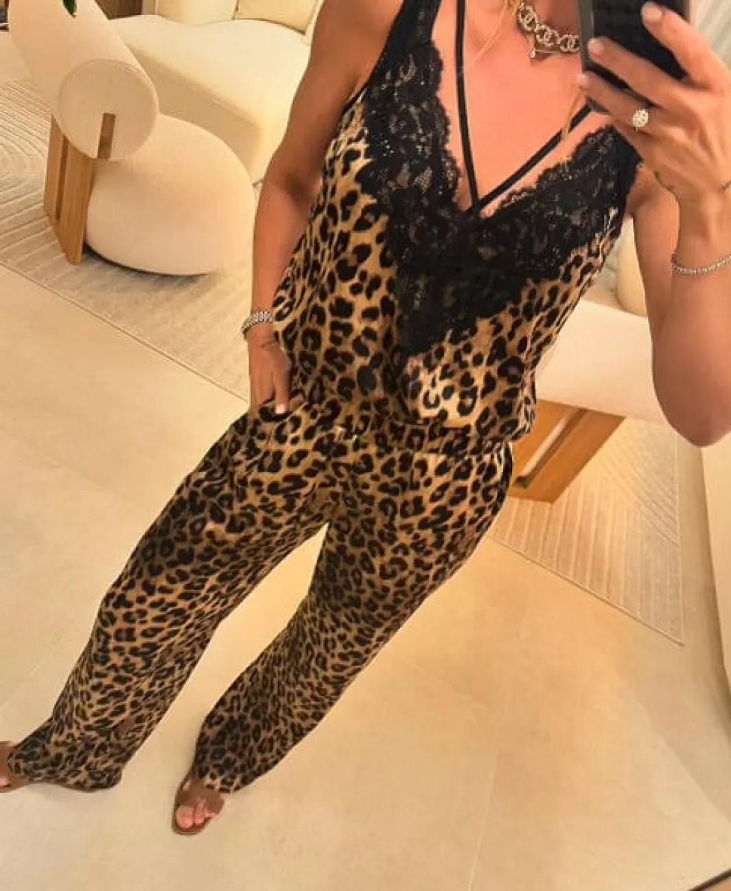 Discount Valentin Studio Comfy Pants Leopard