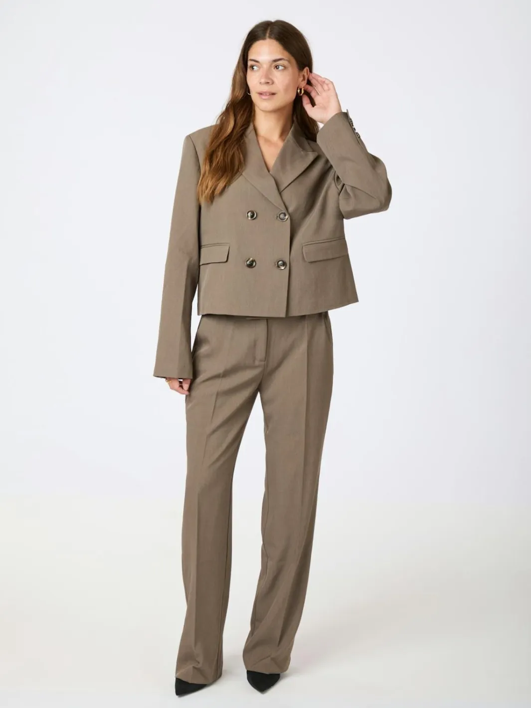 Best Neo Noir Conan Structure Blazer Khaki