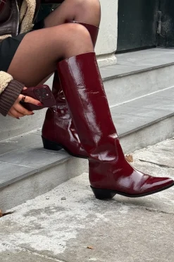 Outlet Phenumb Copenhagen Confidence P Leather Patent PB-1311-P Bordo