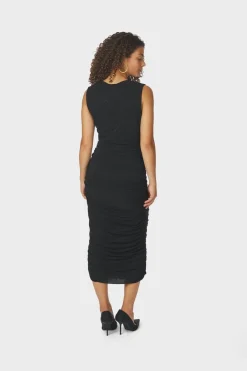Best Neo Noir Corilina Stone Mesh Dress 166912 100