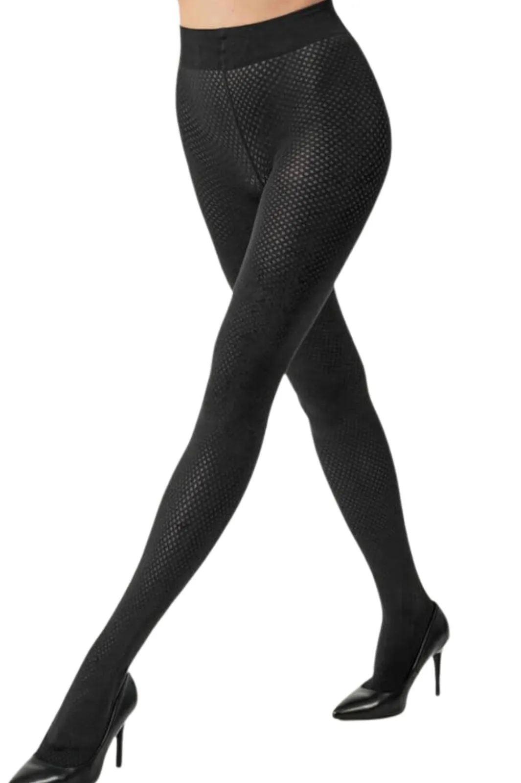 Clearance Wolford Cotton Dot Tights15044 7005 Black