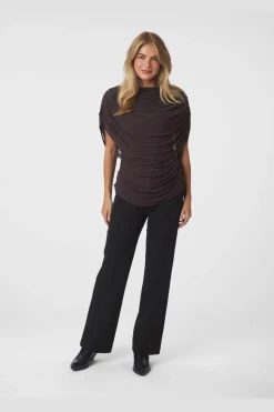 Best Neo Noir Cottuna Drapy Mesh Top 167205 210