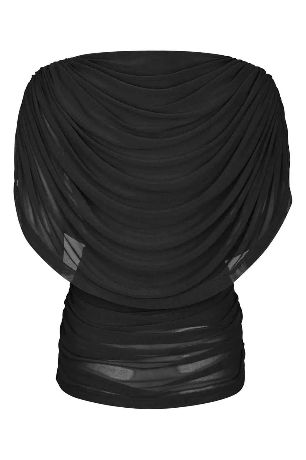 New Neo Noir Cottuna Drapy Mesh Top 167205 100