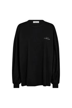 Discount Haute L'Amitié Crew Neck Ls Tee HL10420 Black