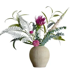 Clearance Bloomingville Crown Buket, Rød, Kunstige Blomster 82061536 Red