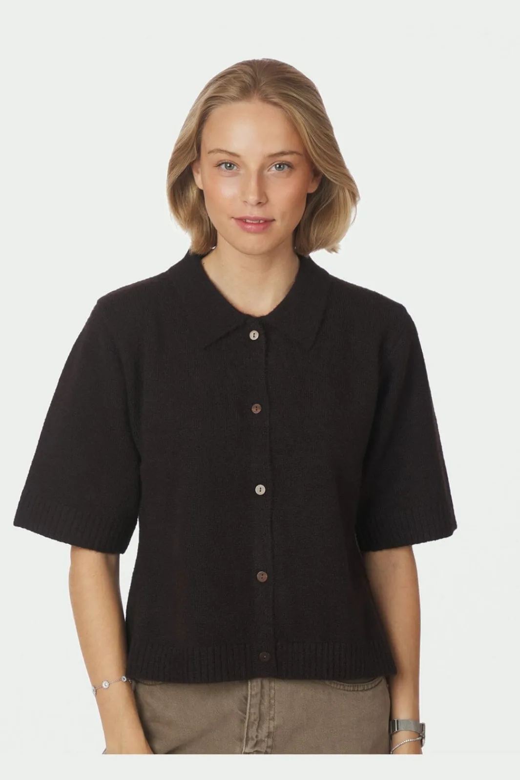 Discount Neo Noir Cunna Knit Blouse 166251 676