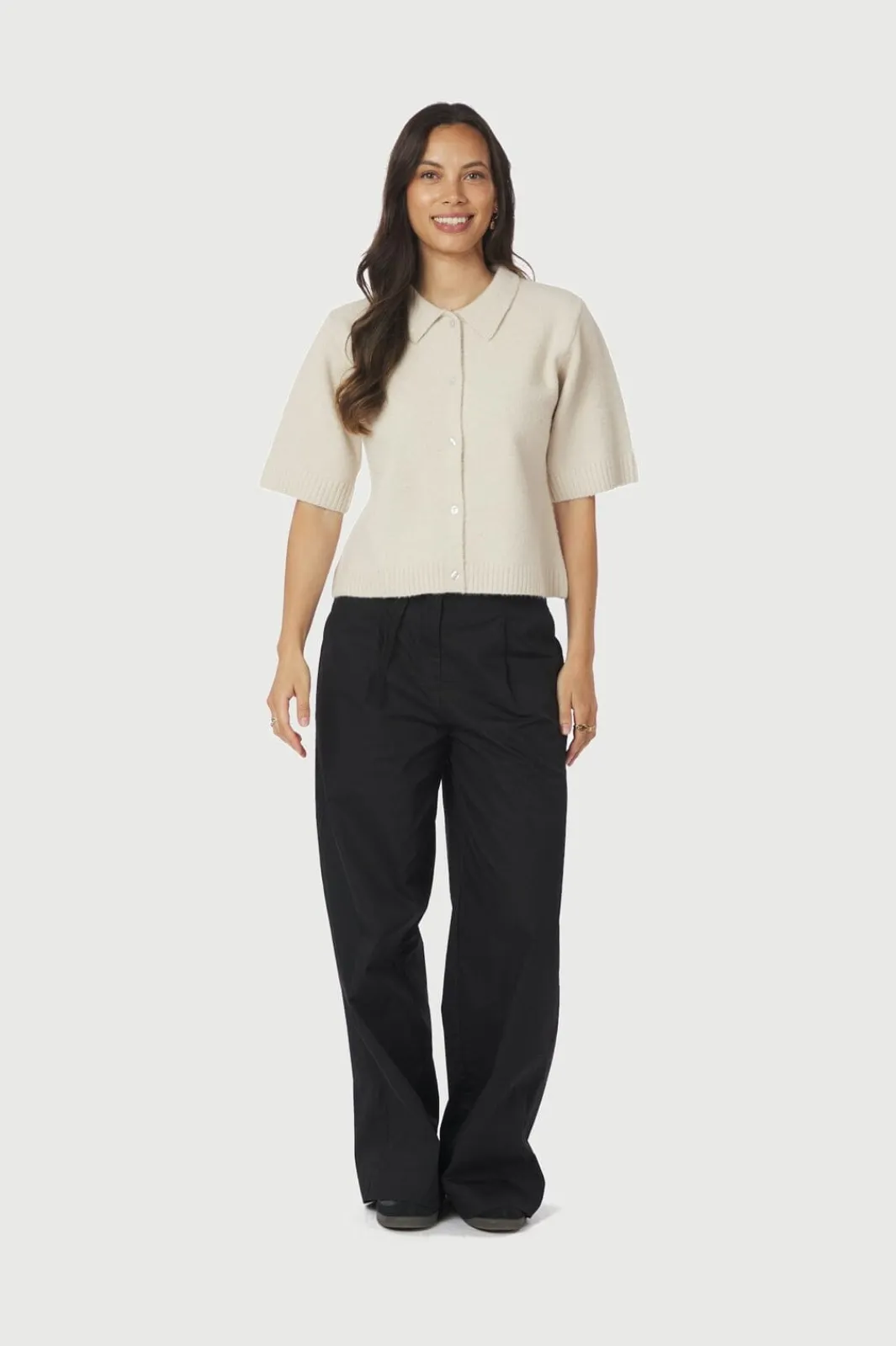 Discount Neo Noir Cunna Knit Blouse 166251 124